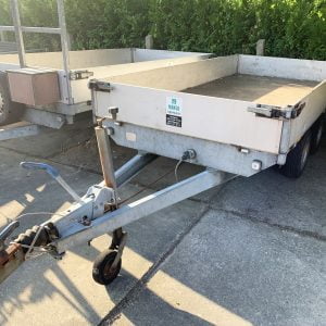 Aanhangwagen - tandemas - 2000 kg. T-22201-2